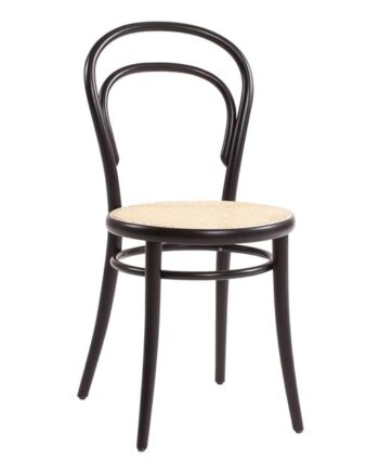 Ton No 14 Spisebordsstol Rattan Sort