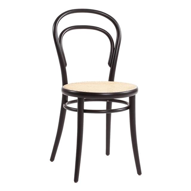 Ton No 14 Spisebordsstol Rattan Sort