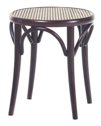Ton No 60 Taburet Rattan Kaffe