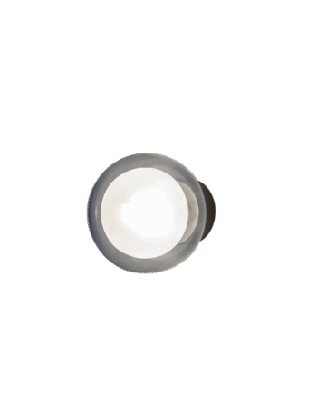 Tooy Nabila 552 41 Væg Loftlampe Mat Sort Sort Krom Med Røget Glas