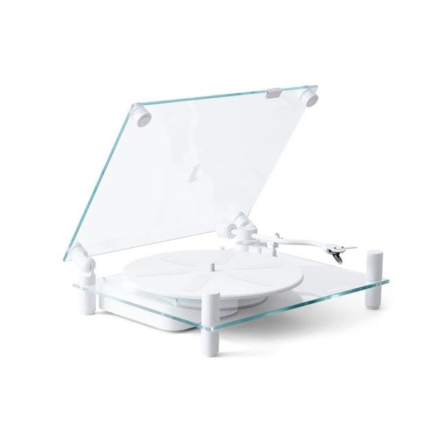 Transparent Turntable Pladespiller Hvid