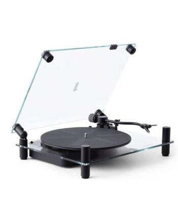 Transparent Turntable Pladespiller Sort