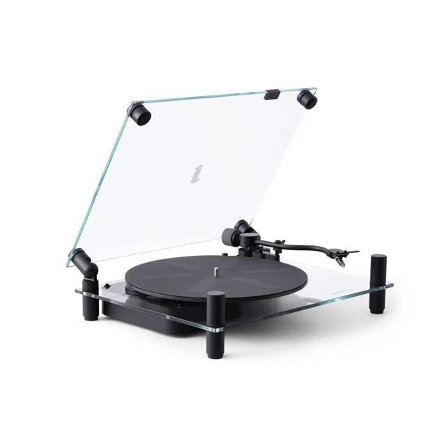 Transparent Turntable Pladespiller Sort