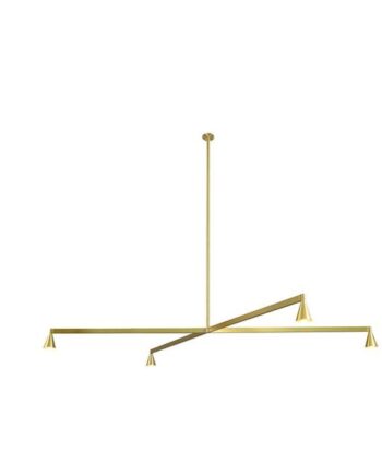 Trizo 21 Austere Chandelier   50 Messing