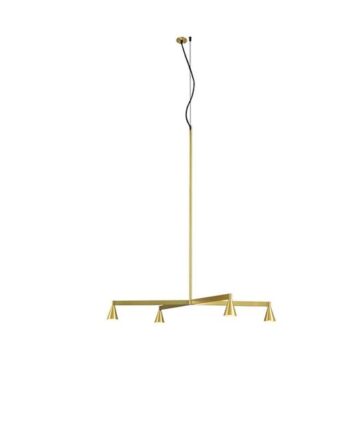 Trizo 21 Austere Chandelier   25 Messing