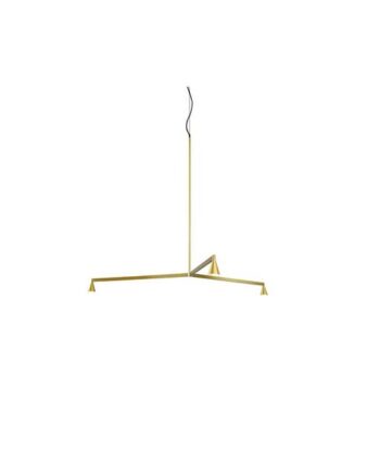 Trizo 21 Austere Chandelier   50 Messing