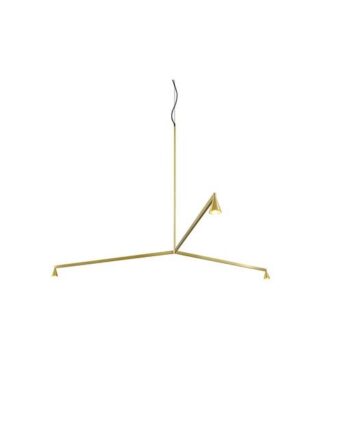 Trizo 21 Austere Chandelier   75 Messing