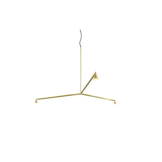 Trizo 21 Austere Chandelier 75 Messing