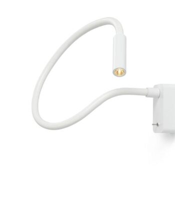 Trizo 21 Scar-led 1fds Væglampe Hvid Med 25 Graders Lysspredning