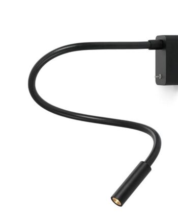 Trizo 21 Scar-led 1fds Væglampe Sort Med 25 Graders Lysspredelse