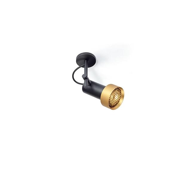 Trizo 21 2thirty-c1 Honeycomb Loftlampe Sort Guld Ring
