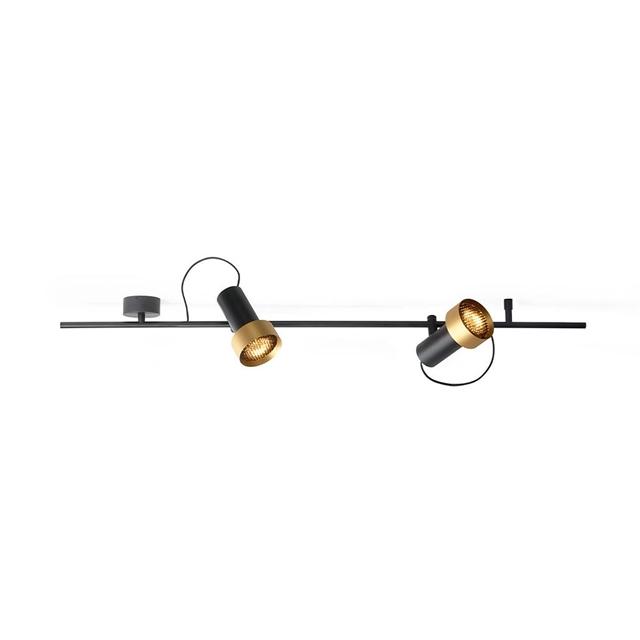 Trizo 21 2thirty-ch2 Honeycomb Loftlampe Sort Guld Ring