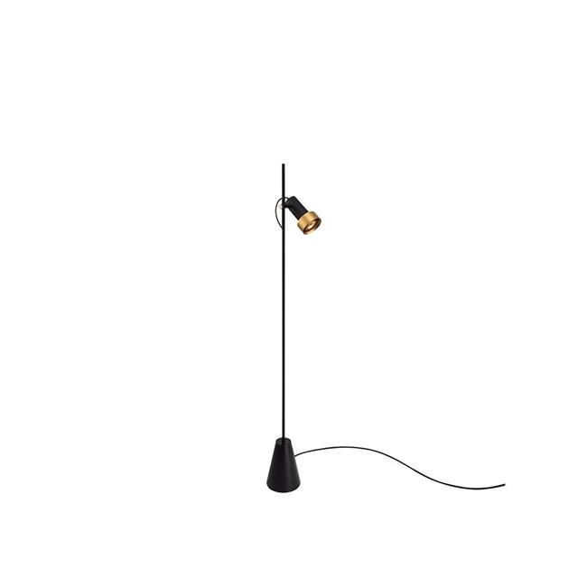Trizo 21 2thirty-floor Honeycomb Gulvlampe Sort Guld Ring