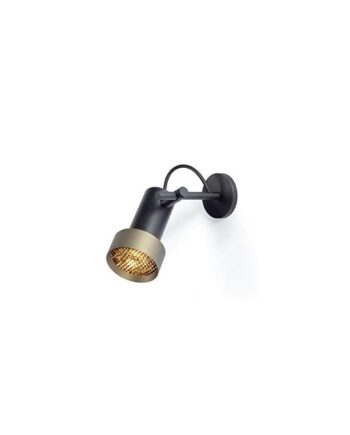 Trizo 21 2thirty-w1 Honeycomb Væglampe Sort Bronze Ring