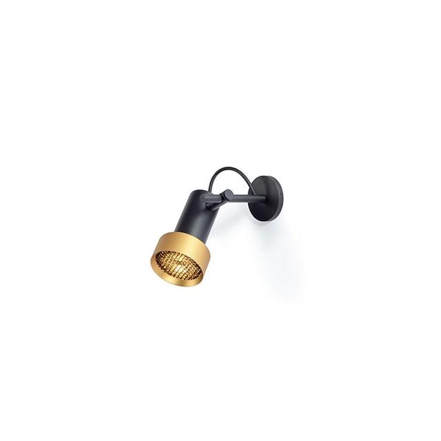 Trizo 21 2thirty-w1 Honeycomb Væglampe Sort Guld Ring