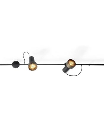 Trizo 21 2thirty-wh2 Honeycomb Væglampe Sort Bronze Ring