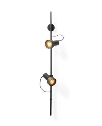Trizo 21 2thirty-wv2 Honeycomb Væglampe Sort Bronze Ring
