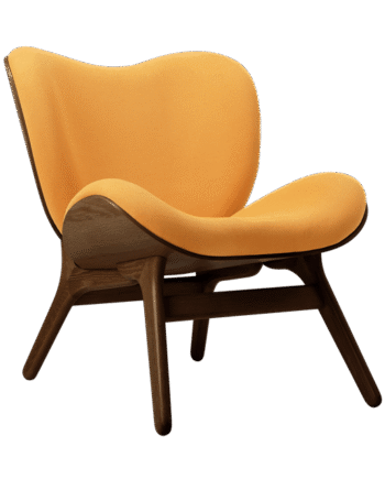 Umage   Conversation Piece Lænestol Mørk Egetræ Tangerine