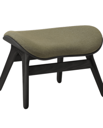 Umage   Conversation Piece Ottoman Sort Egetræ Morning Meadows