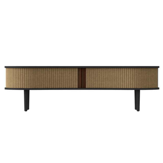 Umage Audacious Tv Bænk Sort Egetræ Sugar Brown