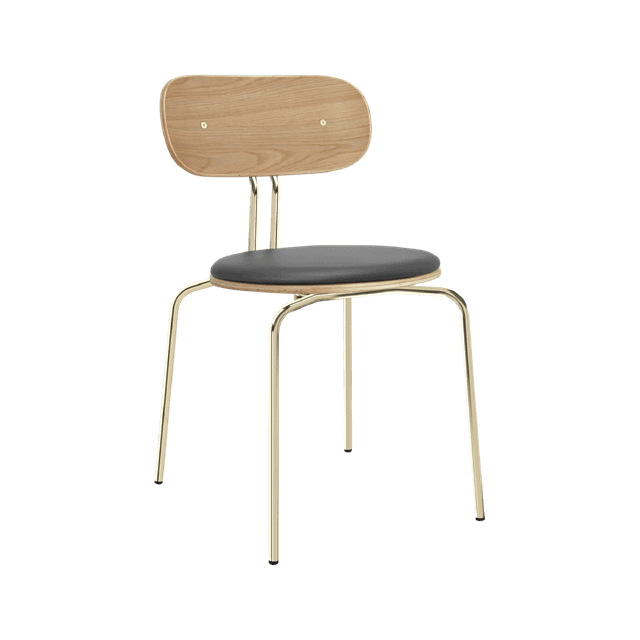 Umage Curious Spisebordsstol Eg Messing Antracit