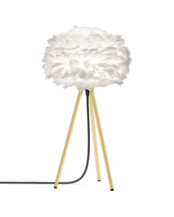 Umage Eos Bordlampe H36 Hvid Messing