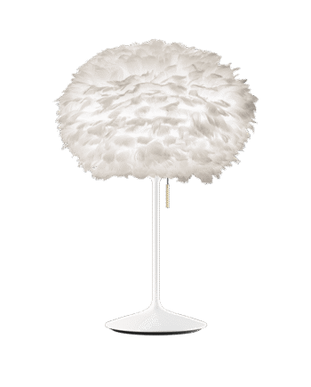 Umage Eos Bordlampe Mellem Hvid Med Base   Hvid Med Usb