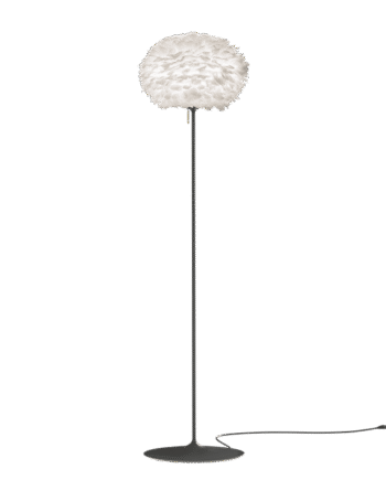 Umage Eos Gulvlampe Mellem Hvid Med Base   Sort