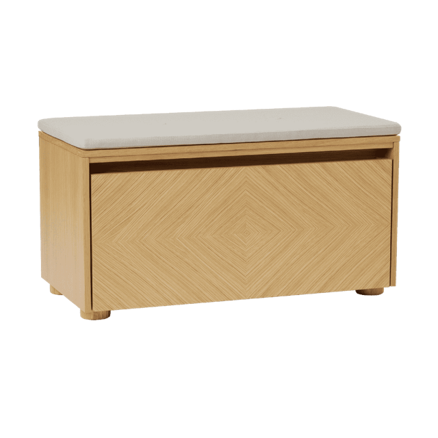 Umage Hideaway Grid Kabinet Med Dør Hylde Eg White Sand