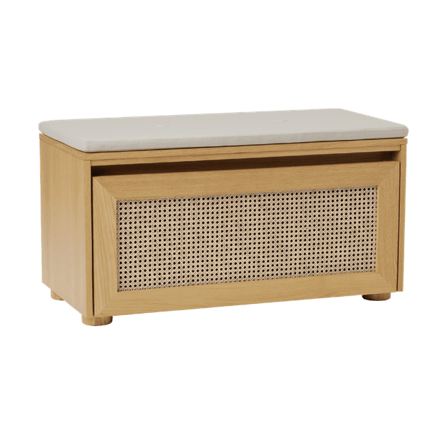 Umage Hideaway Venetian Kabinet Med Dør Hylde Eg White Sand
