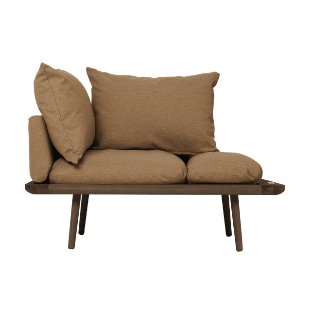 Umage Lounge Around -seater Sofa Mørk Eg Sugar Brown