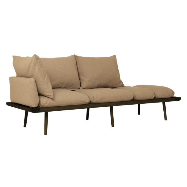Umage Lounge Around -seater Sofa Mørk Eg Sugar Brown