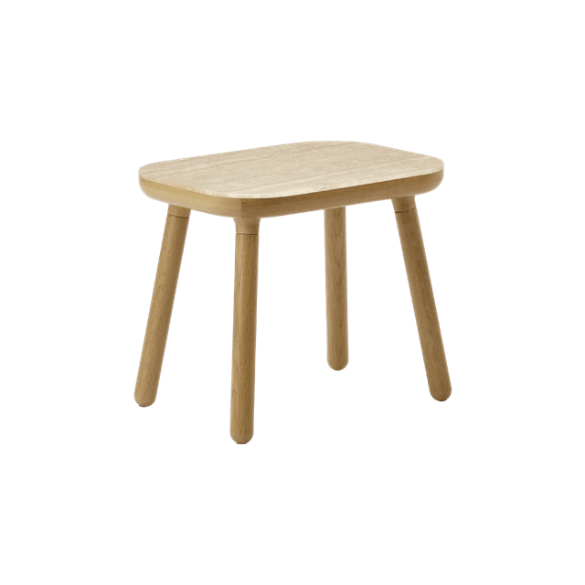 Umage Paff Sidebord Høj Eg Travertin
