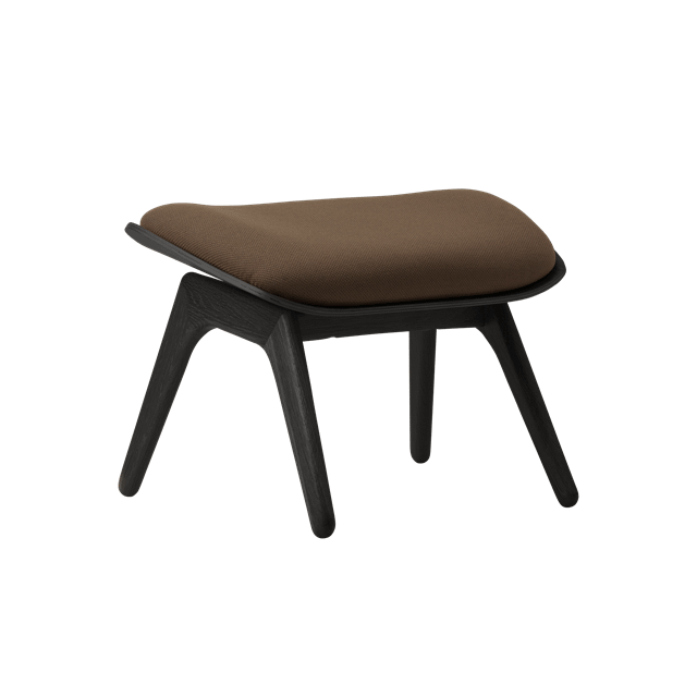 Umage The Reader Ottoman Sort Egetræ Mocca