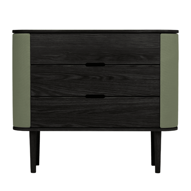 Umage Treasures Kabinet Med Døre Sort Eg Morning Meadows