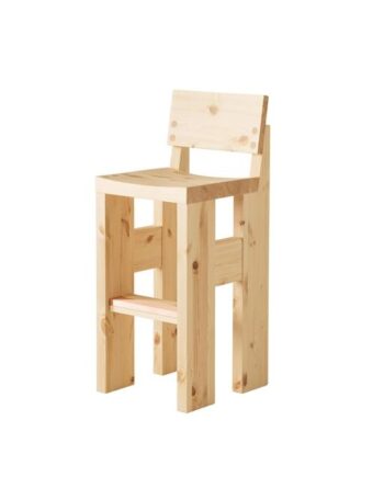 Vaarnii 001 Barstol H75 Fyrretræ