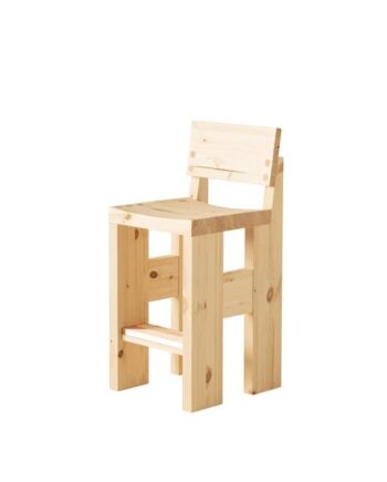 Vaarnii 001 Barstol H65 Fyrretræ