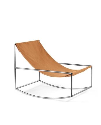 Valerie Object Rocking Lænestol Rustfri Stål Pink