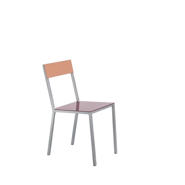 Valerie Objects Alu Spisebordsstol Bordeaux Pink