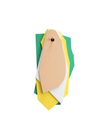 Valerie Objects Cutting Board Skærebræt Ophæng Grøn Gul Hvid Pink