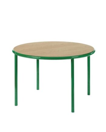 Valerie Objects Wooden Spisebord ø120 Grøn Egetræ