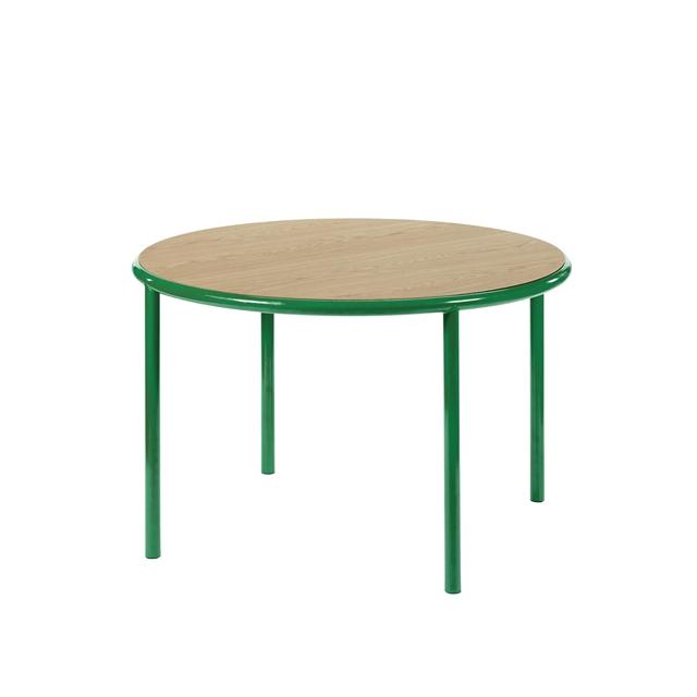 Valerie Objects Wooden Spisebord ø120 Grøn Egetræ
