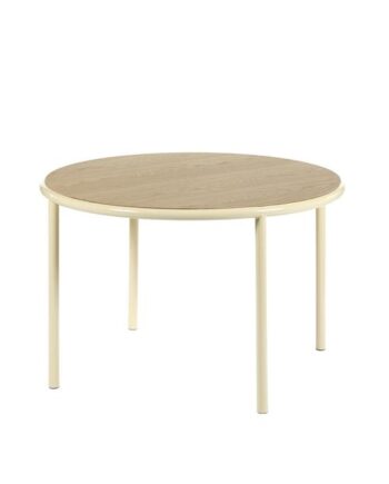 Valerie Objects Wooden Spisebord ø120 Ivory Egetræ