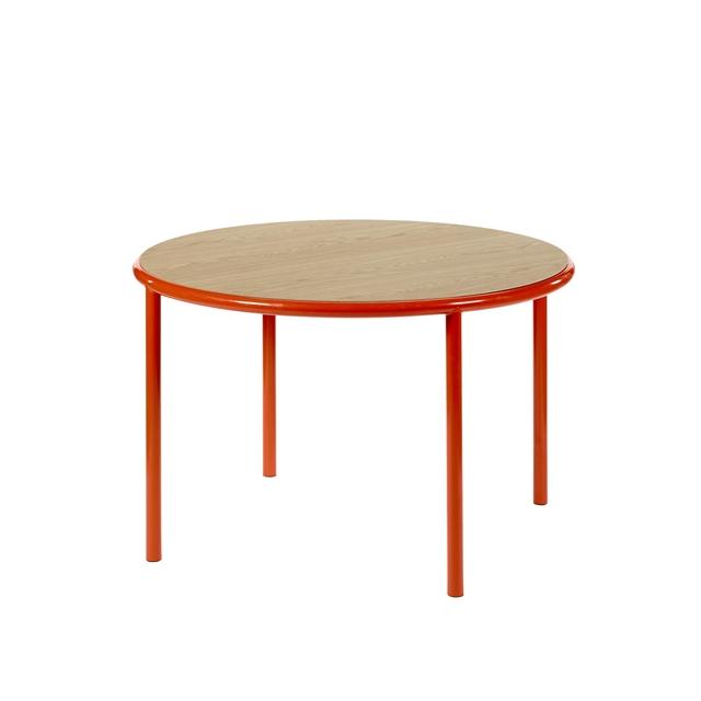 Valerie Objects Wooden Spisebord ø120 Rød Egetræ