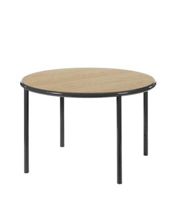 Valerie Objects Wooden Spisebord ø120 Sort Egetræ