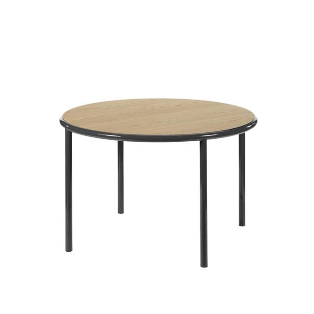 Valerie Objects Wooden Spisebord ø120 Sort Egetræ