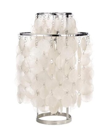 Verpan Fun 2tm Bordlampe Krom   Perlemor