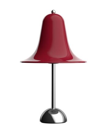 Verpan Pantop Bordlampe ø23 Cherry Red