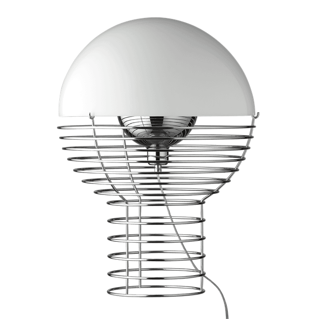 Verpan Wire Bordlampe ø40 Hvid