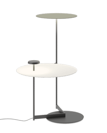Vibia Flat Gulvlampe 5945 Push Grøn L1